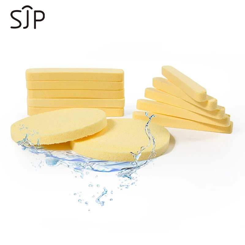 Compressed Round Facial Cleansing Sponges Cleaning Brushes Cleanse Tools Makeup Remover Wipes Finger Wholesale Free Shipping