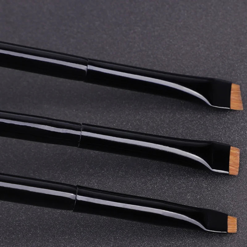 Karsyngirl 1/2/3Pcs Professional Eye Makeup Brush Flat Eyeliner Brush Eyebrow Application Lip Makeup Brush Eye Patch Makeup Tool