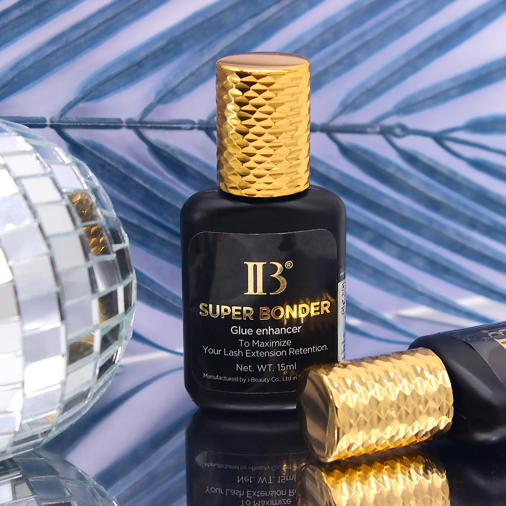 1 Bottle IBeauty Super Bonder Banana Primer Fake Eyelash Extension Fast Dry Long Lasting Korea Booster Strong Adhesive Supplies