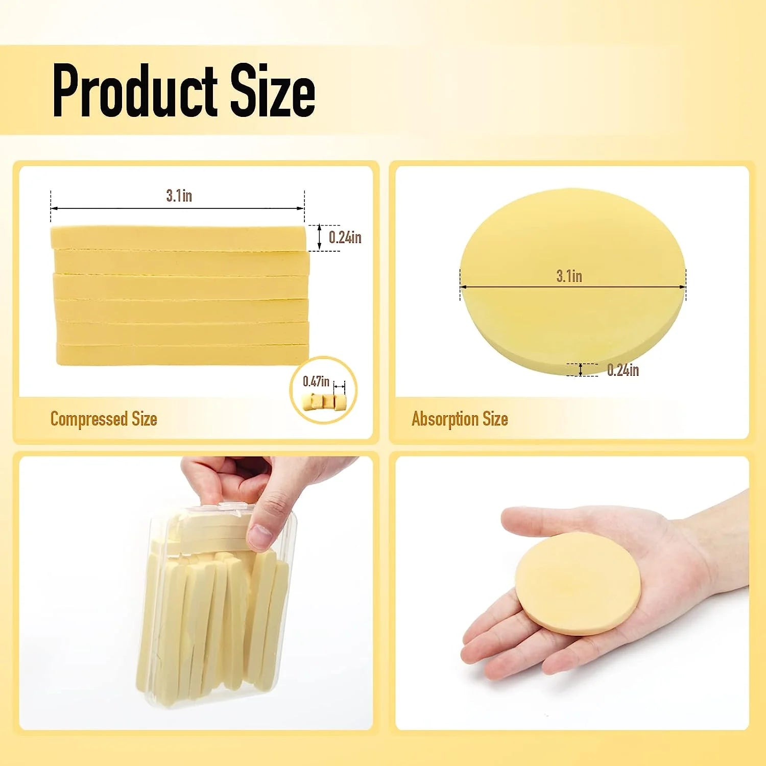 Compressed Round Facial Cleansing Sponges Cleaning Brushes Cleanse Tools Makeup Remover Wipes Finger Wholesale Free Shipping
