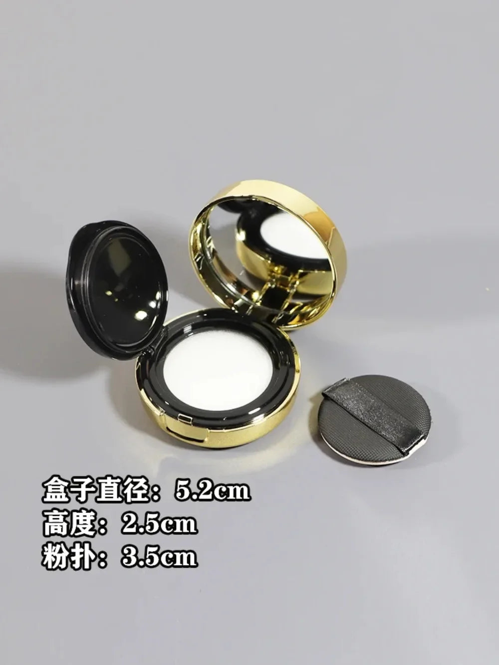 Air Cushion Foundation DIY Box Mini Cute Empty Puff Box Portable Mirror for Bb Cream Cosmetic Makeup Case Container with Sponge