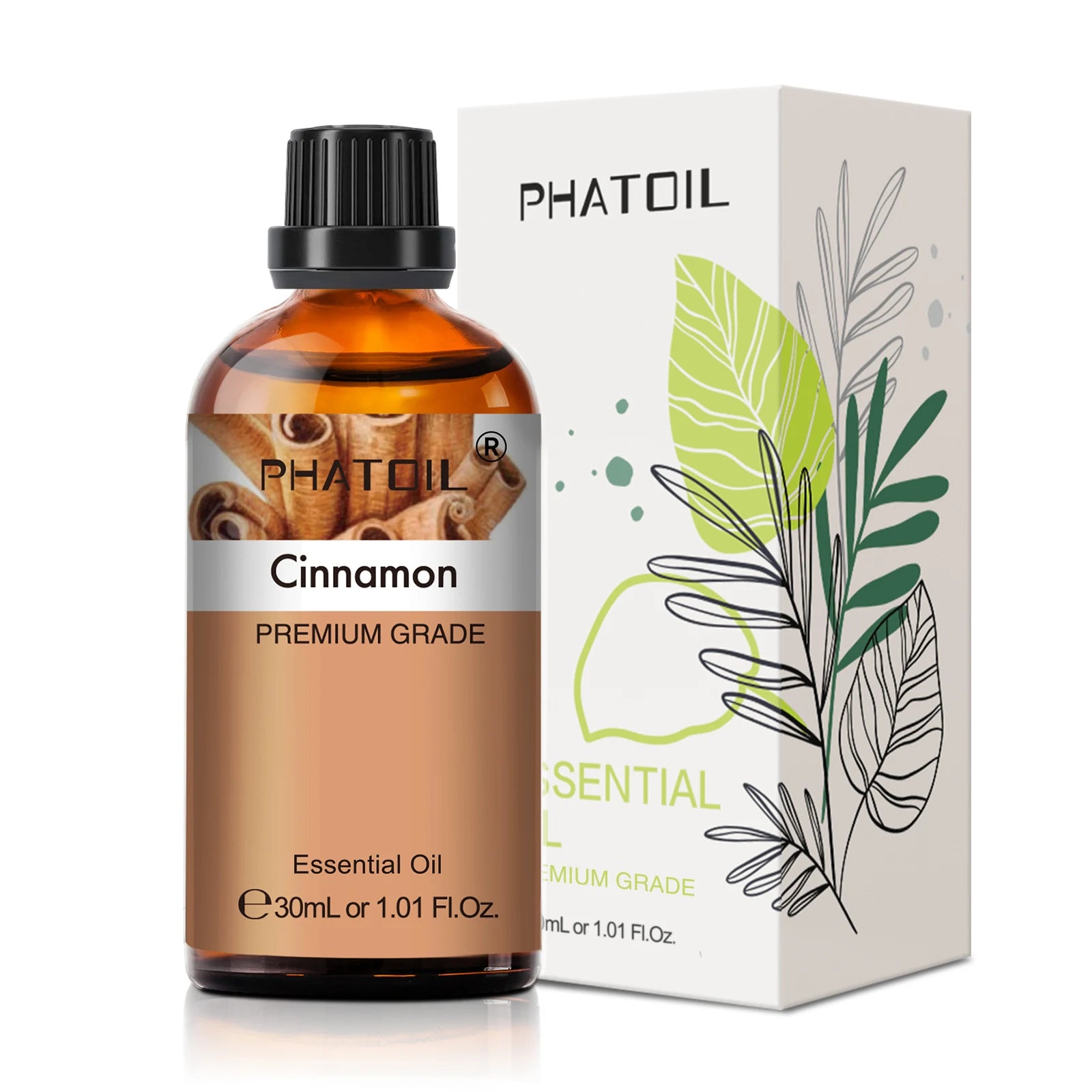 PHATOIL 30ml Lavender Peppermint Vanilla Tea tree Essential Oils for Aromatherapy Candle Making Natural Eucalyptus Aroma Oils