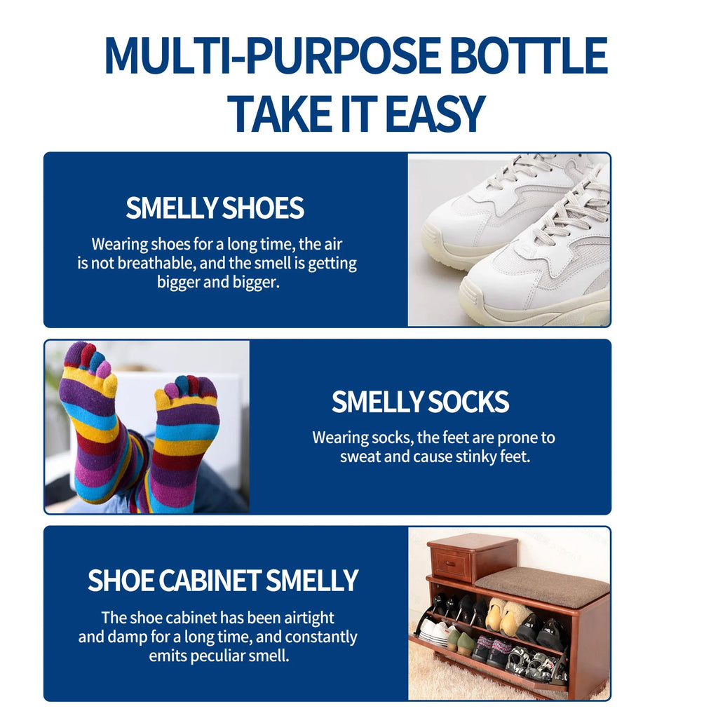 South Moon Shoes Deodorization Spray Antibacterial Antiperspirant Relieve Foot Tinea Beriberi Refresh Shoe Odor Removal Spray