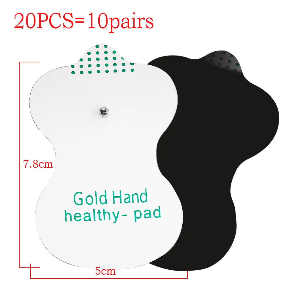 10/20PCS Electrode Pads Gel For Tens Acupuncture Massage Machine Slimming Pulse Ems Muscle Stimulator Massager Sticker