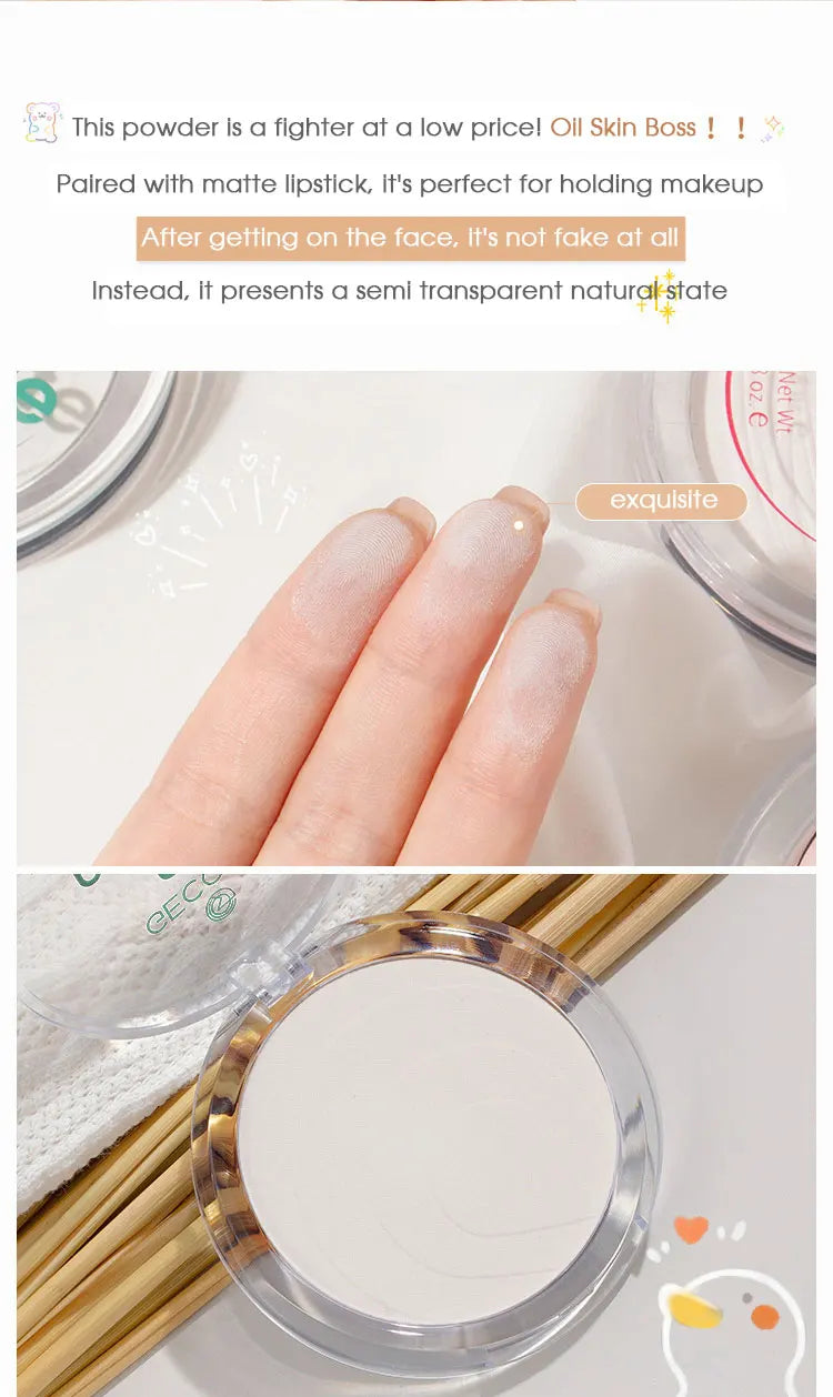 Concealer Banana powder Lasting Oil Control Makeup Honey Powder Waterproof Brightening Set Powder High gloss Powder Cream