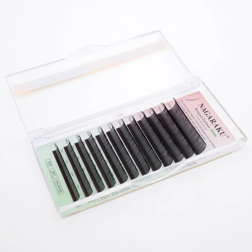 NAGARAKU 5D Flower Volume Spike Eyelashes Soft Natural Russia Style Anime Flora Mascara Effect