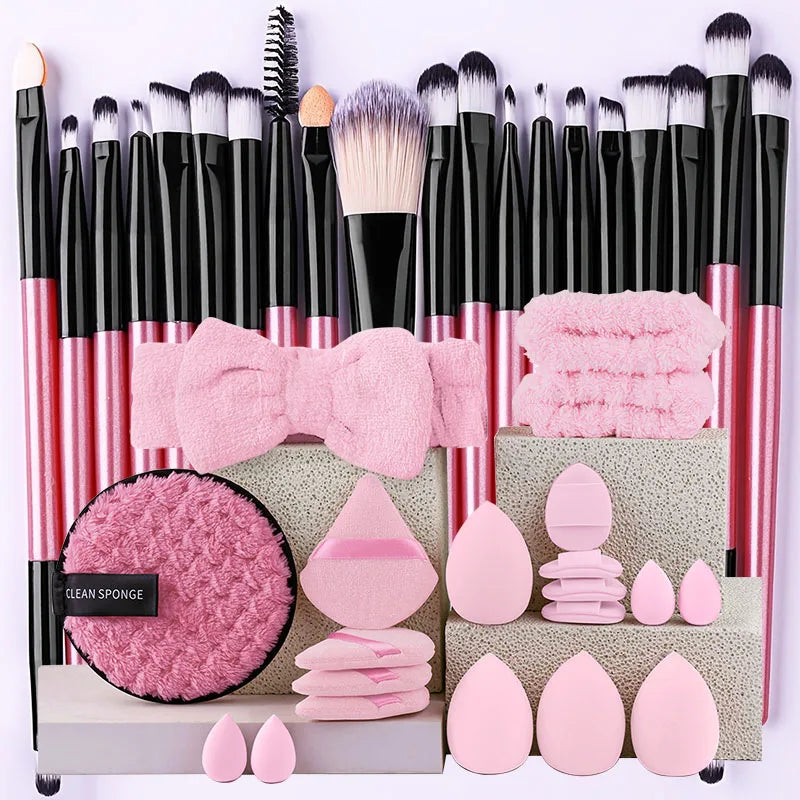 Makeup Brush Set 20Pcs Kit Soft Fluffy Eye Shadow Brushes Cosmetic Foundation Powder Highlighter Blending Beauty Tool Beginners