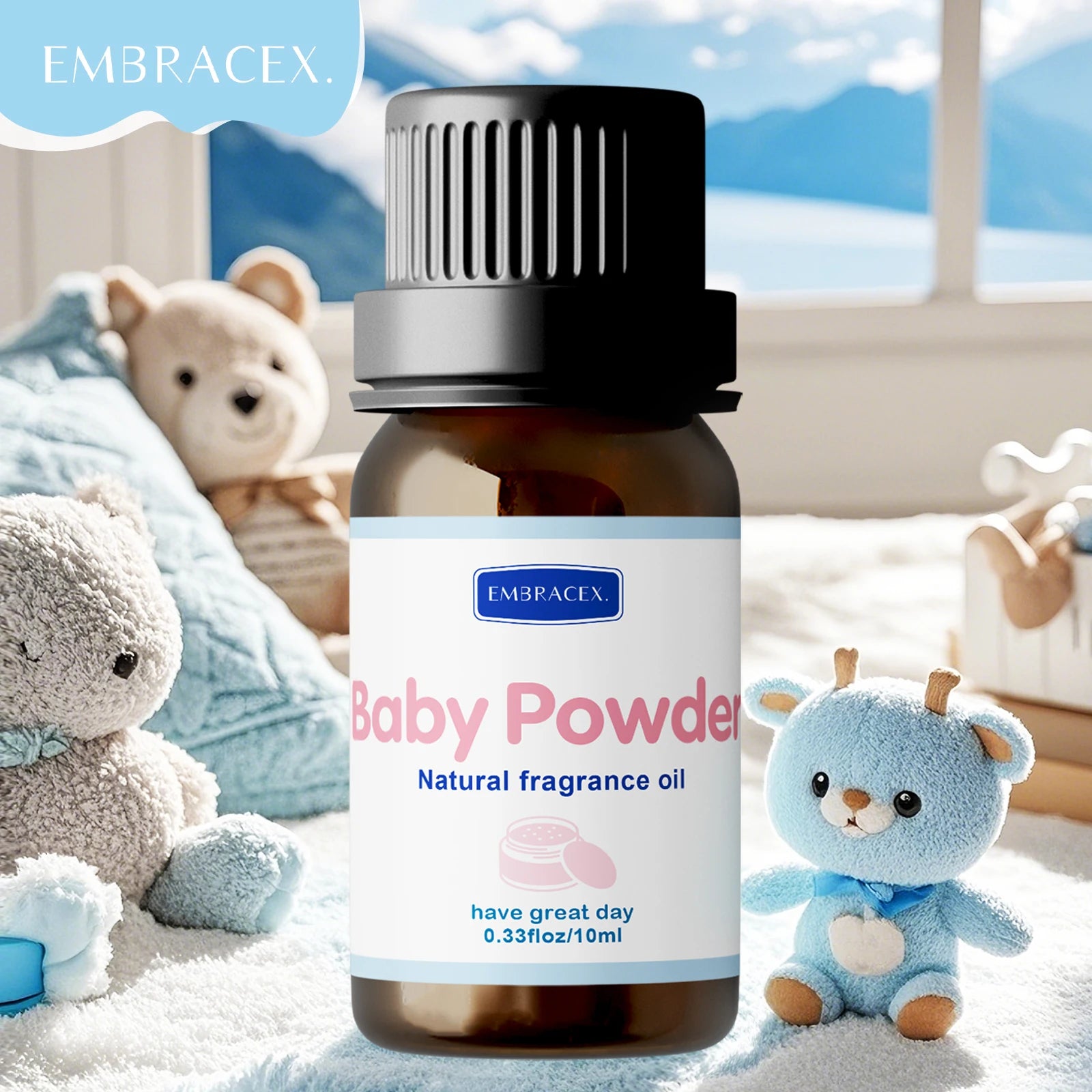 10ml Baby Powder Essential Oil Long Lasting Fragrance Oil Warm Sweet Scent Oil Gift For Friends