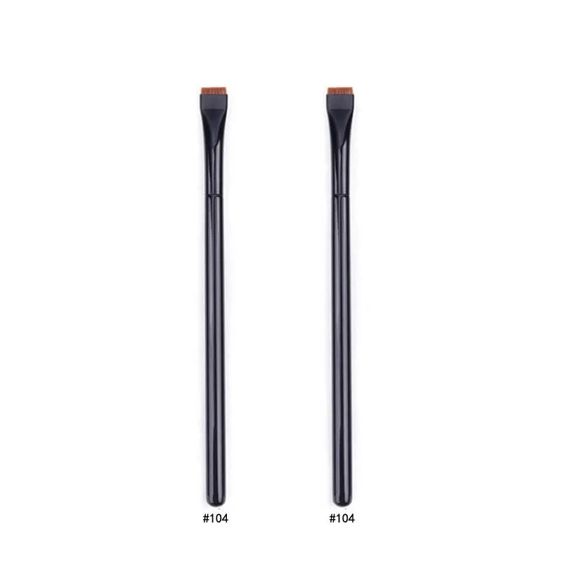 Karsyngirl 1/2/3Pcs Professional Eye Makeup Brush Flat Eyeliner Brush Eyebrow Application Lip Makeup Brush Eye Patch Makeup Tool