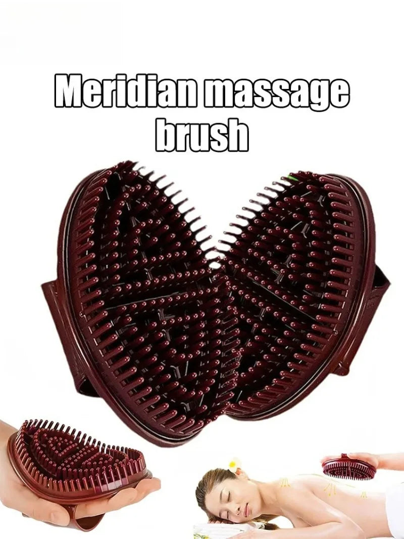 Universal Silicone Meridian Slimming Brush Leg Massage Tool Five Elements Dredging Body Beauty Health Care Scraping Equipment