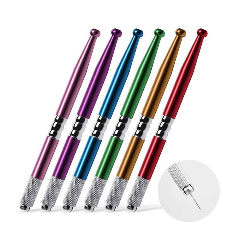 1pcs Manual Tattoo Pen Permanent Makeup Machine Microblading Pen for Lip Tattoo and Eyebrow Tattoo Tebori Pen for Tattoo Artist