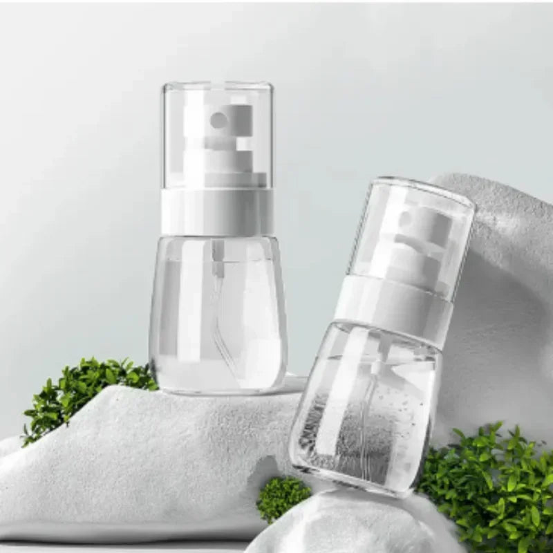 2/4PCS Refillable Spray Bottles 30/60/80ml Alcohol Atomizer Mini Fine Mist Liquid Containers Skin Care Makeup Travel Accessorie