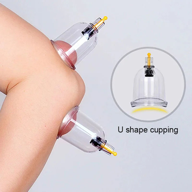 Big Size Vacuum Cupping Breast & Buttocks Enlargement Massager Suction Pump Machine Butt Lifting Device Back Massage Cans