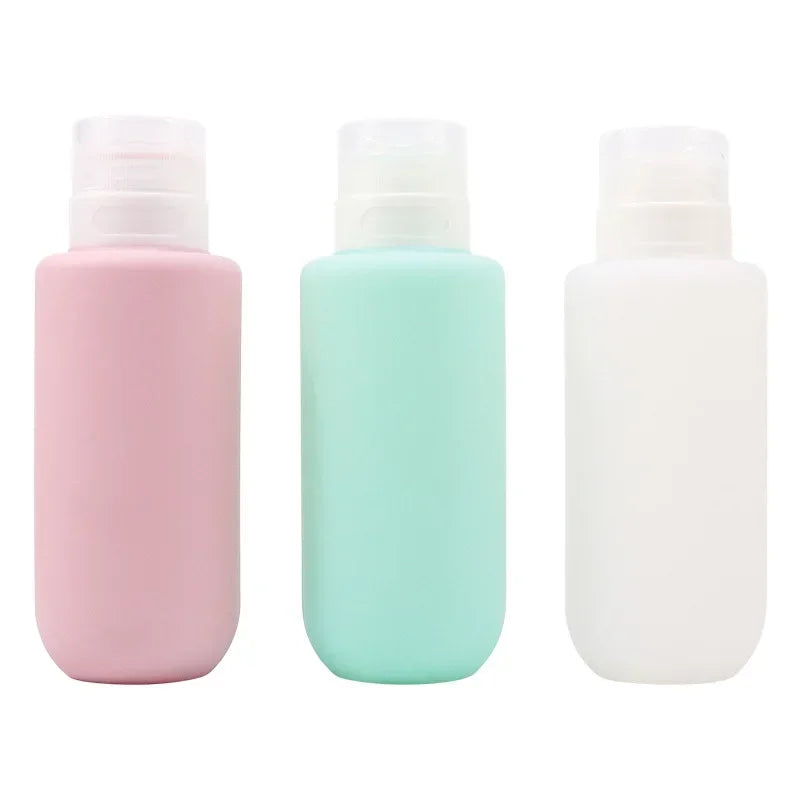 200ml Silicone Bottle Refillable Bottle Lotion Shower Gel Shampoo Container Empty Bottle Portable Travel Accessories Wholesale