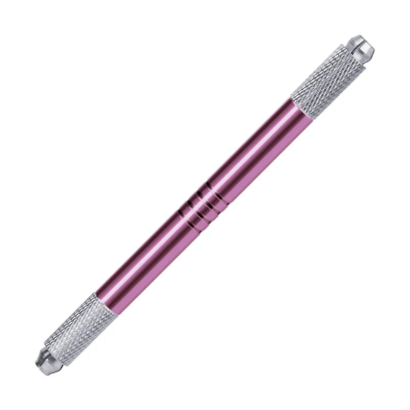 1PC Microblading Double Head Manual Pen Tattoo Machine Needle Blade Permanent Makeup Embroidered Eyebrow Lips Tebori Munsu
