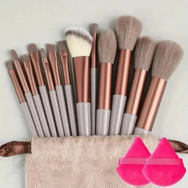Professional Makeup Brush Set - Soft Fluffy Kabuki & Blending Brushes for Foundation, Powder, Eyeshadow | Beauty Tools Kit