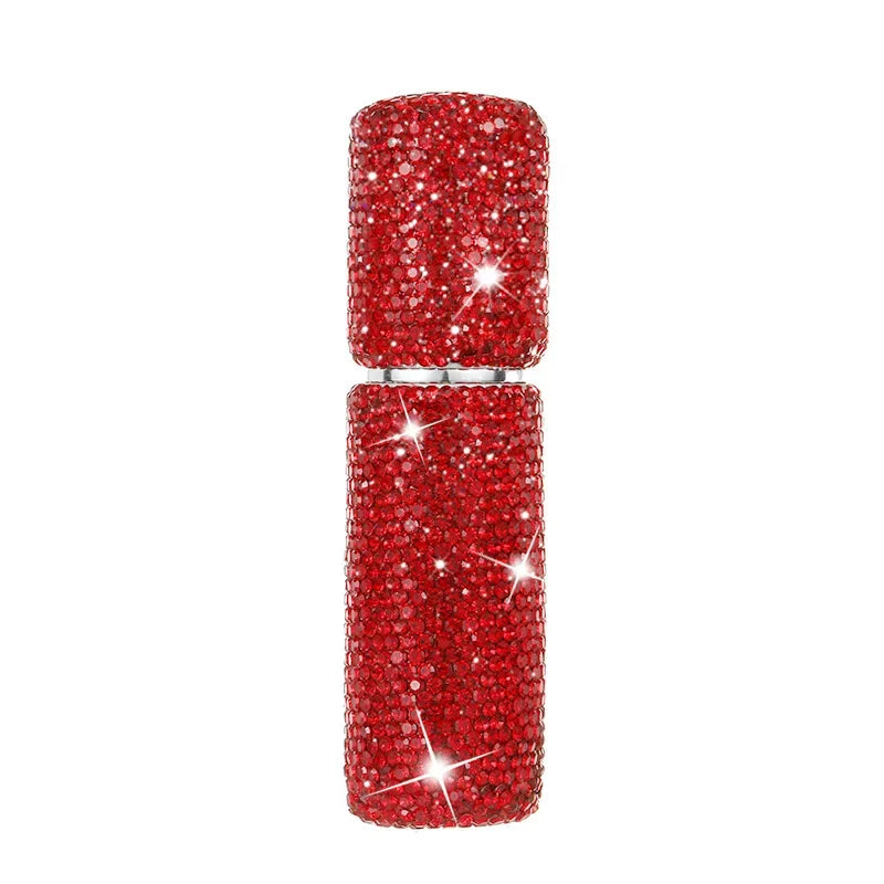 10ml Crystal Perfume Spray Bottle Travel Refillable Bottles Mini Potable Bling Glitter Empty Cosmetic Containers Atomizer Bottle