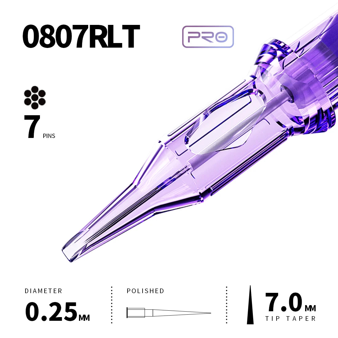 Mast Pro Tattoo Cartridge Needles PMU 1RL 3RL Precision for Tattoo Permanent Makeup Micropigmentation Eyelinver Lips Eyebrows