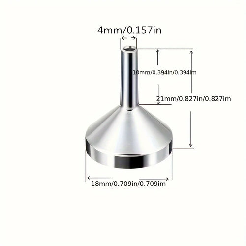 1/3/5pcs Refillable Perfume Bottle Funnel, Mini Perfume Travel Bottle Refillable, Bottom Fill Perfume Dispenser