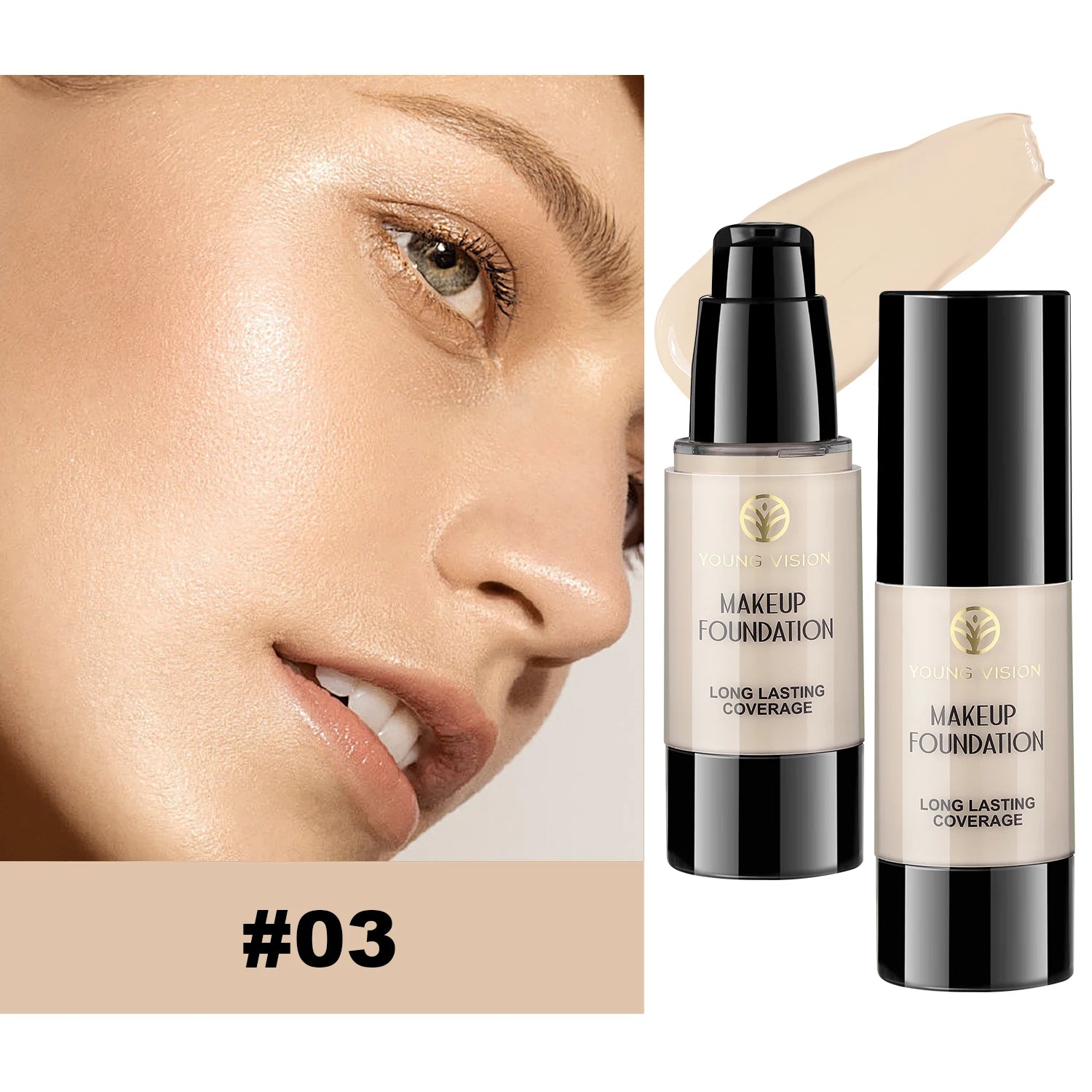 3 Colors Silky Concealer Concealer Cover Acne Marks Spots Dark Eye Circles Face Brightening Skin Whitening Concealer