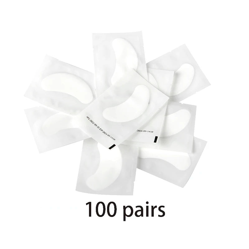 20/50/100pcs Eye Patches Eyelash Extension Under Eye Pads Makeup Eyelash Patches Tip Stickers Pads For Eyelash Extension Makeup