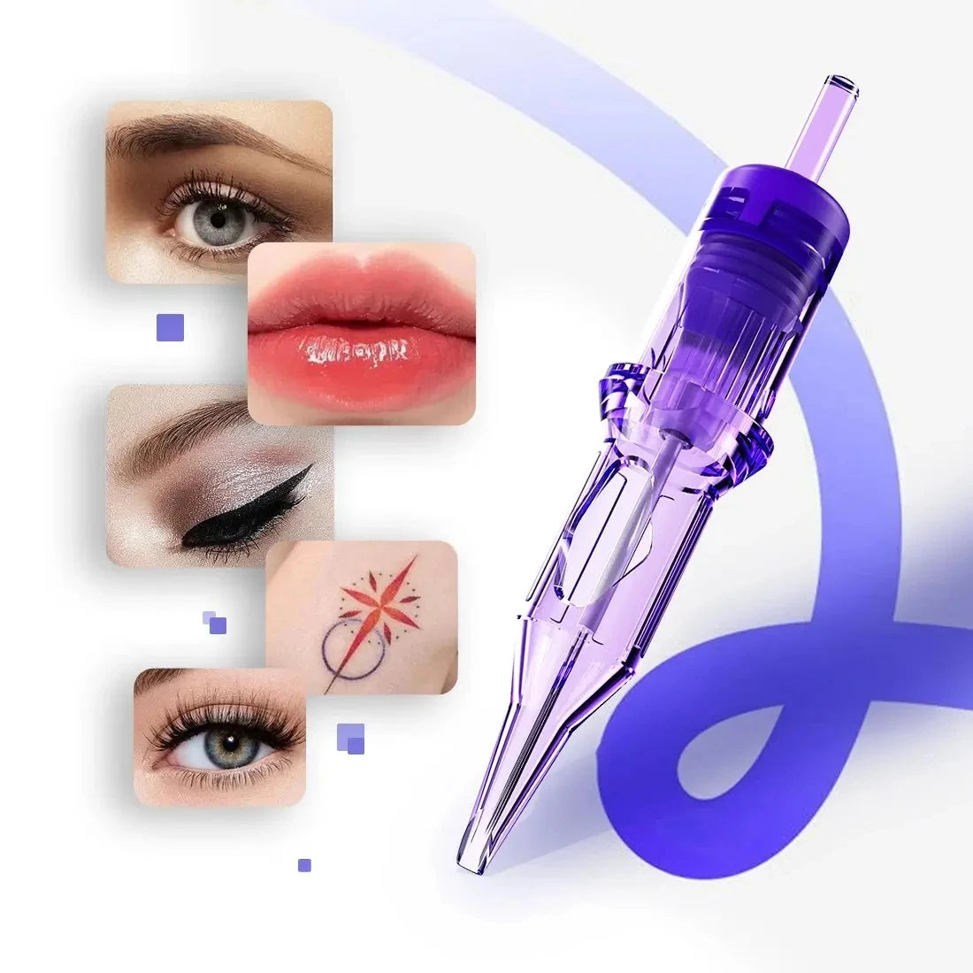 Mast Pro Tattoo Cartridge Needles PMU 1RL 3RL Precision for Tattoo Permanent Makeup Micropigmentation Eyelinver Lips Eyebrows