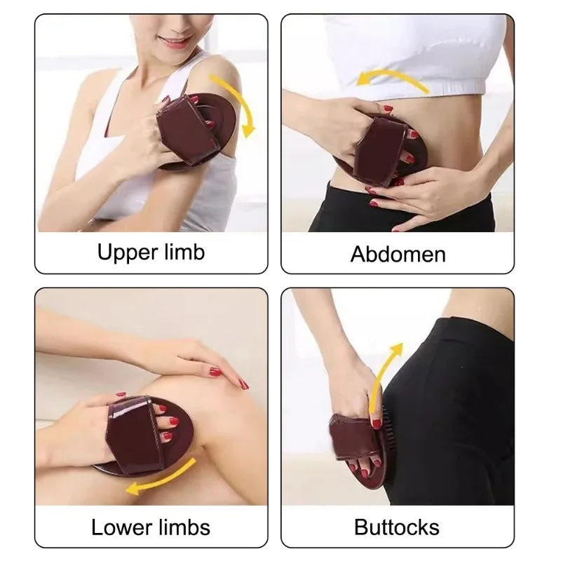 Universal Silicone Meridian Slimming Brush Leg Massage Tool Five Elements Dredging Body Beauty Health Care Scraping Equipment