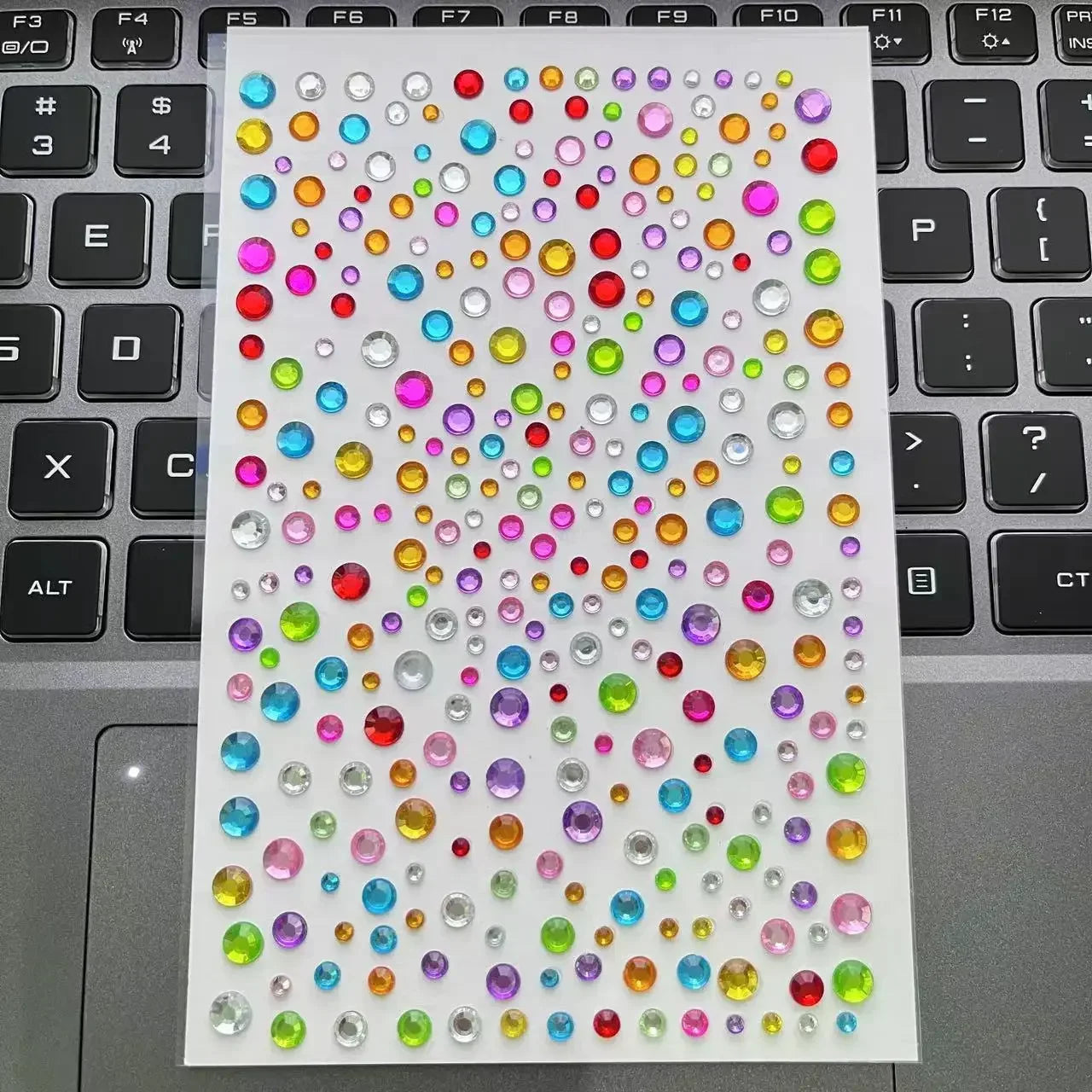 Rhinestone Acrylic Face Decoration Sticker Party Eyes Makeup Crystal Self-adhesive DIY Sticker Girls Face Diamond Tattoo Sticker