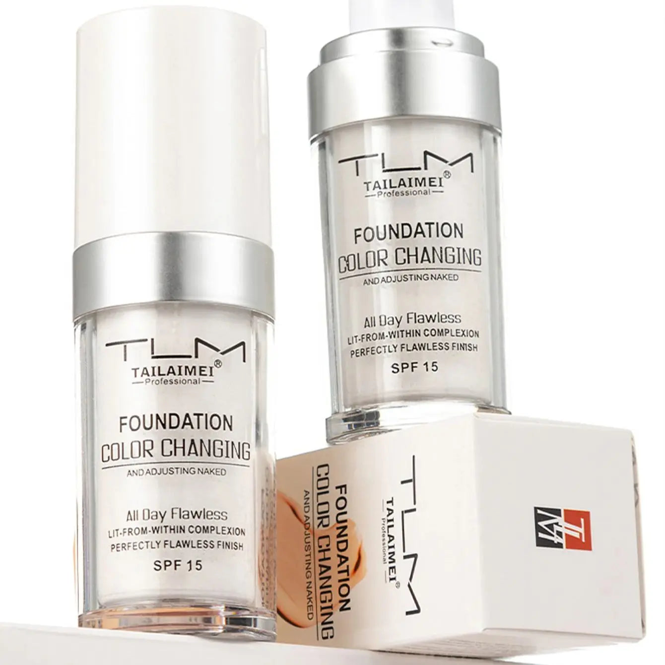 30ml Foundation Magic Color Changing Foundation Liquid Soft Matte Long Lasting Hydrating Makeup Base Maquiagem Korea Makeup