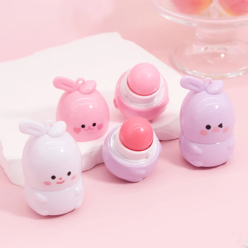 Goody Bunny Lip Balm Color Changing Moisturizing Repairing Lipstick Waterproof Anti-Dry Cracked Warm Change Lipstick