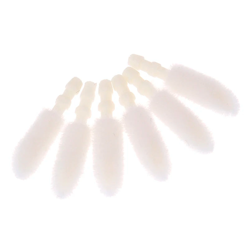 1000pcs Disposable Lip Brush Cotton Head Replacement Head for Lipstick Applicator Makeup Tool For Eyelashes Extension