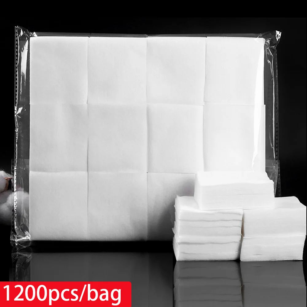 1200/2400pcs Facial Cotton Pads Makeup Remover Cotton Pads Soft Cleaning Tool For Facial Eye Lip Nail Polish Removing Tools