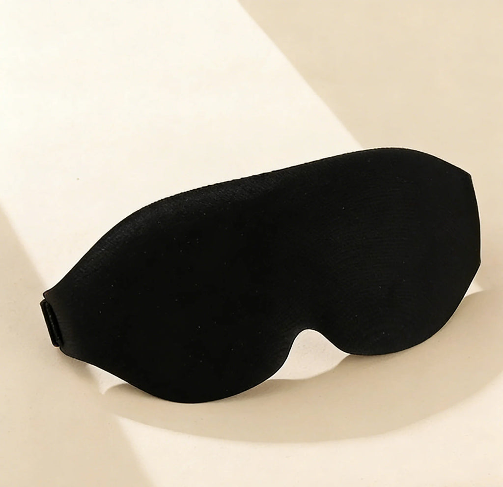Breathable 3D Adjustable Sleep Mask – Blocks Light, Allows Air Circulation for Eyes, Unisex Comfort Fit