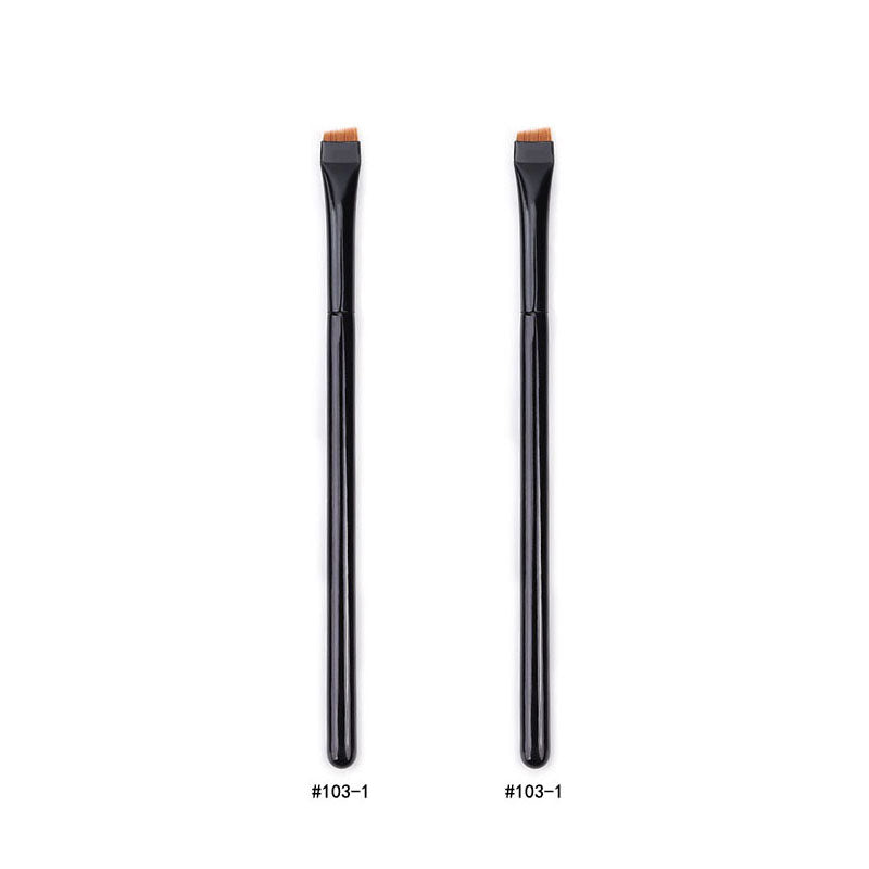 Karsyngirl 1/2/3Pcs Professional Eye Makeup Brush Flat Eyeliner Brush Eyebrow Application Lip Makeup Brush Eye Patch Makeup Tool