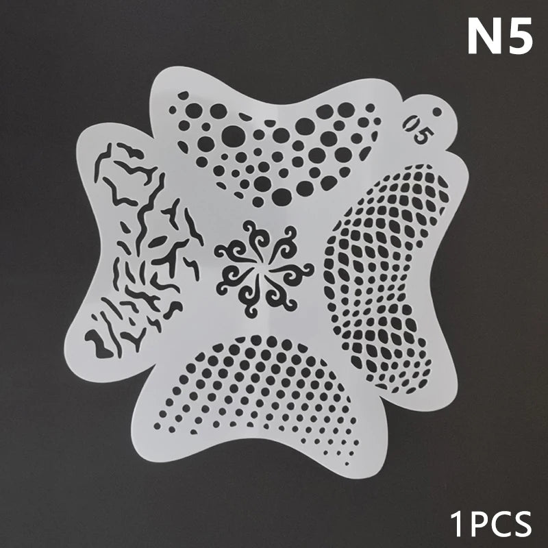 Stencils For Body Painting Face Art Stamps Temporary Tattoos Reusable Stencils Plastics