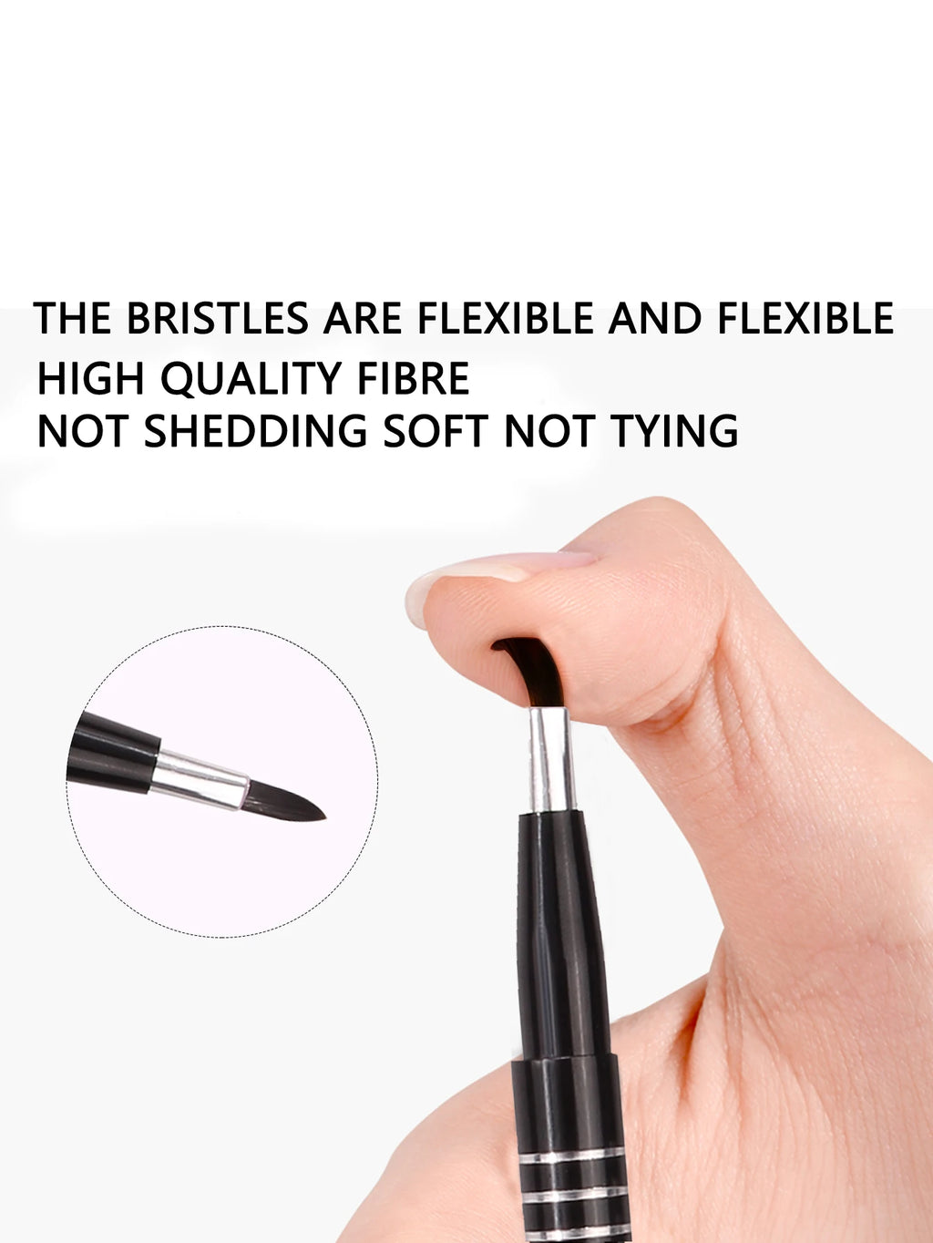 1pcs Mini Portable Lipstick Brush Lipstick Brush Soft Lipstick Brush Lip Concealer Brush with Cover Makeup Brush Tool