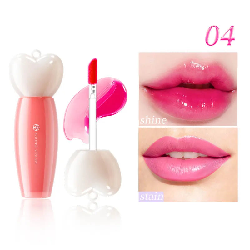 Lip Dye Liquid Lip Glaze Cute Waterproof Non-Stick Liquid Lipstick 6 Colors Available