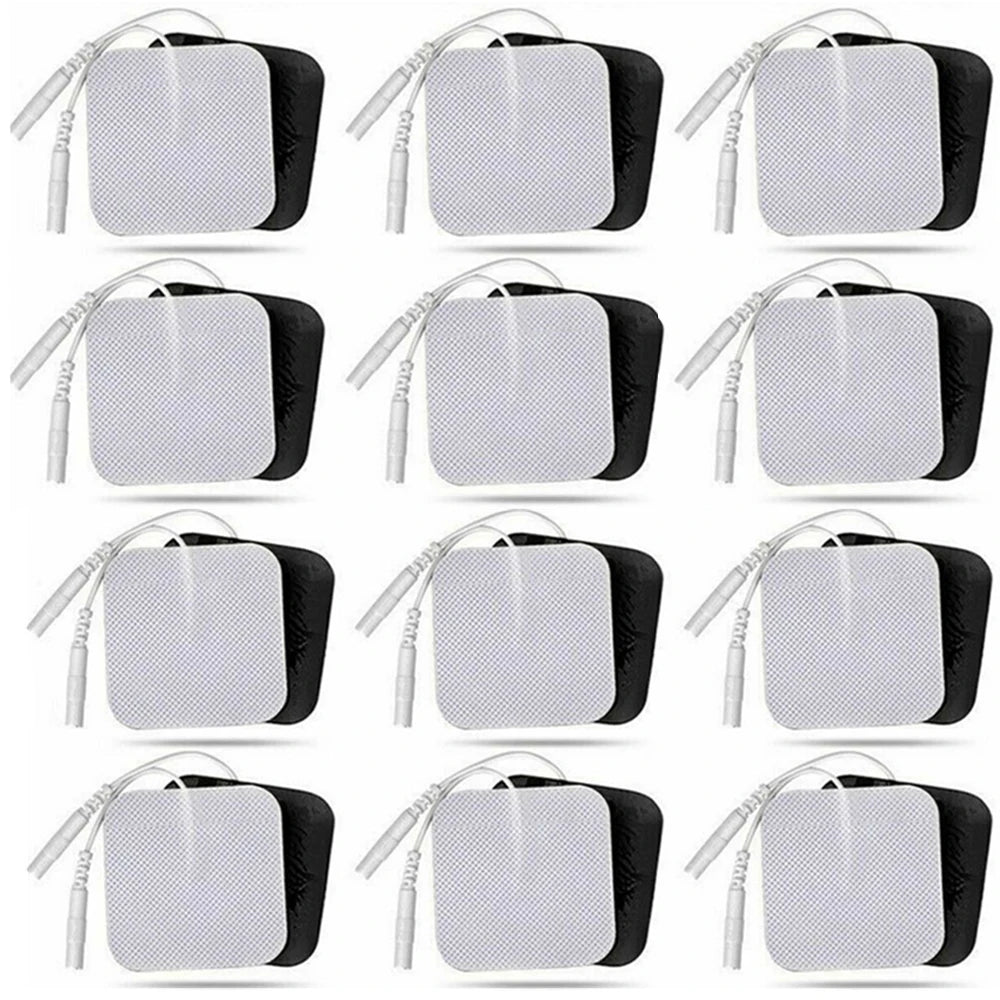 100P/50P 4x4cm Muscle Stimulator Electrode Pads Non-woven Fabric Self Adhesive Replacement Pads for Tens Digital Machine