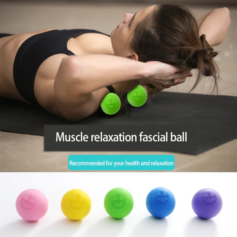 Rubber Fascia Massage Ball Lacrosse Balls Yoga Fitness Exerciser Deep Tissue Muscle Relaxation Foot Back Shoulder Healt Care