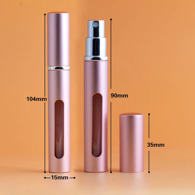 Refillable Perfume Bottle Travel Size Portable Ultra Fine Spray Bottle Atomizer Empty Refillable Bottle 5ml