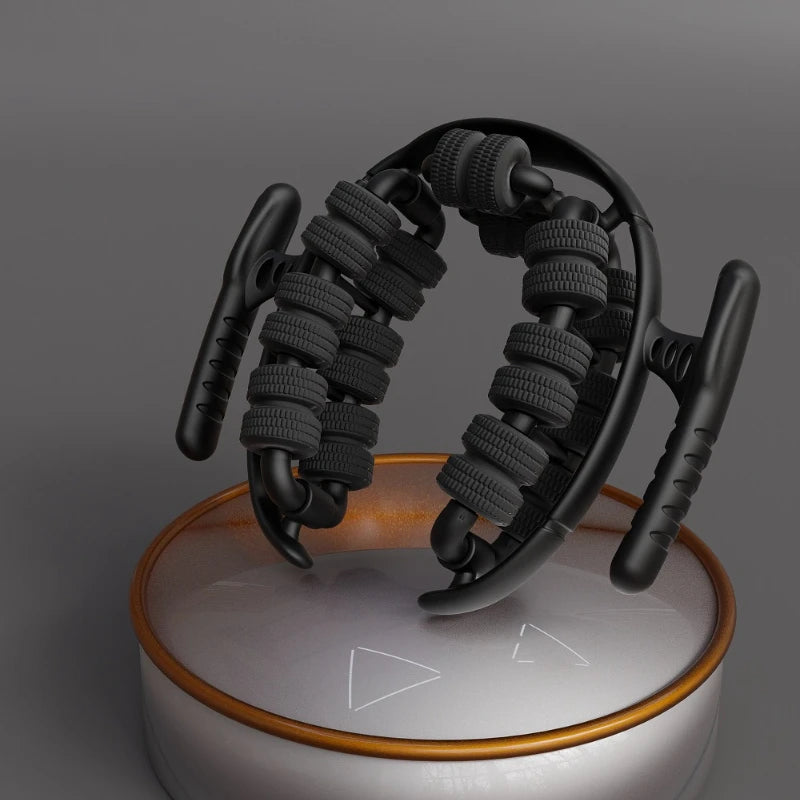 Newest 28 Wheel Annular Leg Clamp Massager Relax  Massager Anti-cellulite Massager Body Slimming Roller Massage for Body