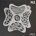 Stencils For Body Painting Face Art Stamps Temporary Tattoos Reusable Stencils Plastics
