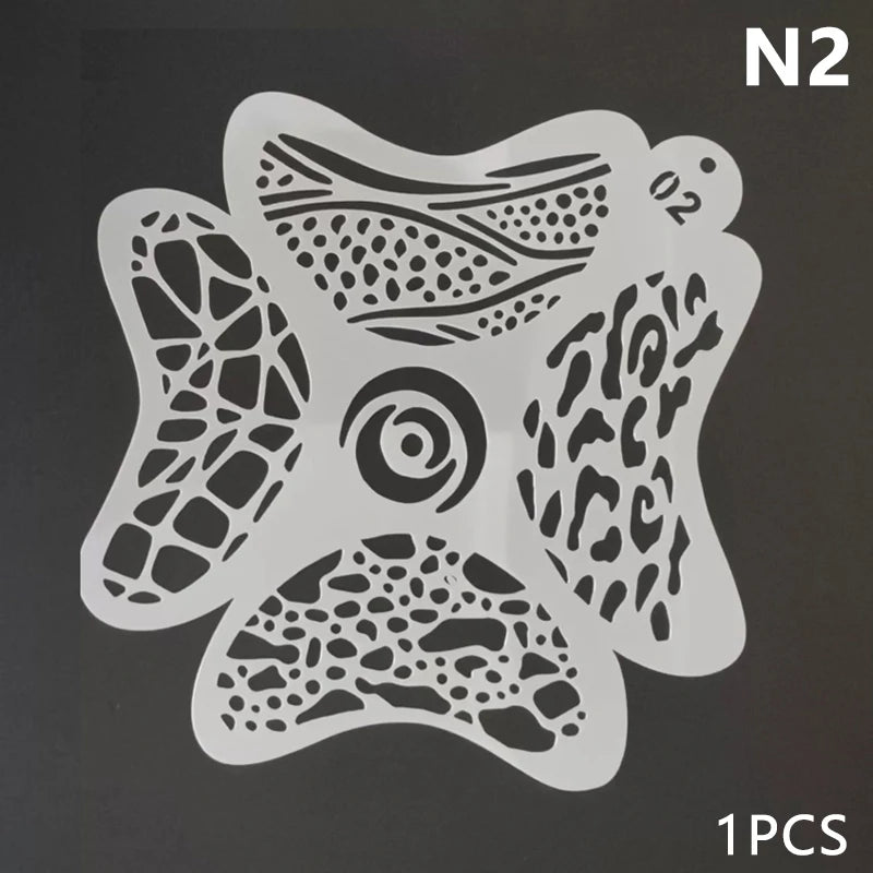 Stencils For Body Painting Face Art Stamps Temporary Tattoos Reusable Stencils Plastics