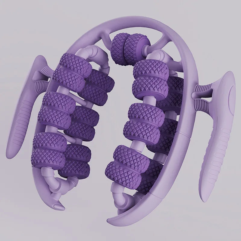 Newest 28 Wheel Annular Leg Clamp Massager Relax  Massager Anti-cellulite Massager Body Slimming Roller Massage for Body