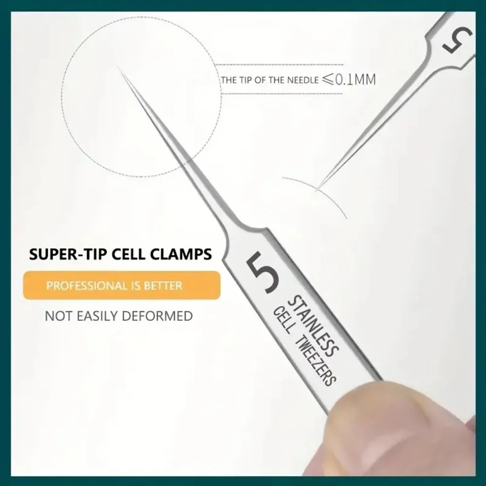1-11PCS Stainless Steel Acne Clip, Cell Clip, Blackhead Clip, Acne Needle, Beauty Salon Acne Tool