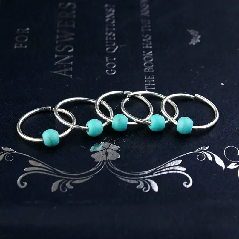 5-8Pcs Metal Hollow Out Hair Ring Accessories,Beads Hair Braid Rings Clips Dread Locks Hair Braiding Metal Cuffs Decoration Gold