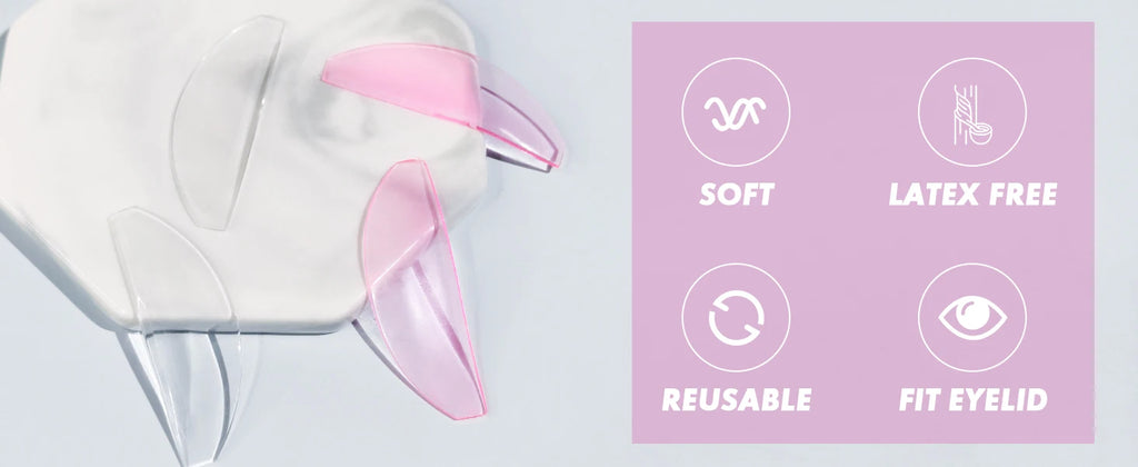 PERMANIA Silicone Lash Perm Pads Softening Lifting Lashes Rods Shield Self-Adhesive 3D Eyelash Curler Accessories Makeup Tool