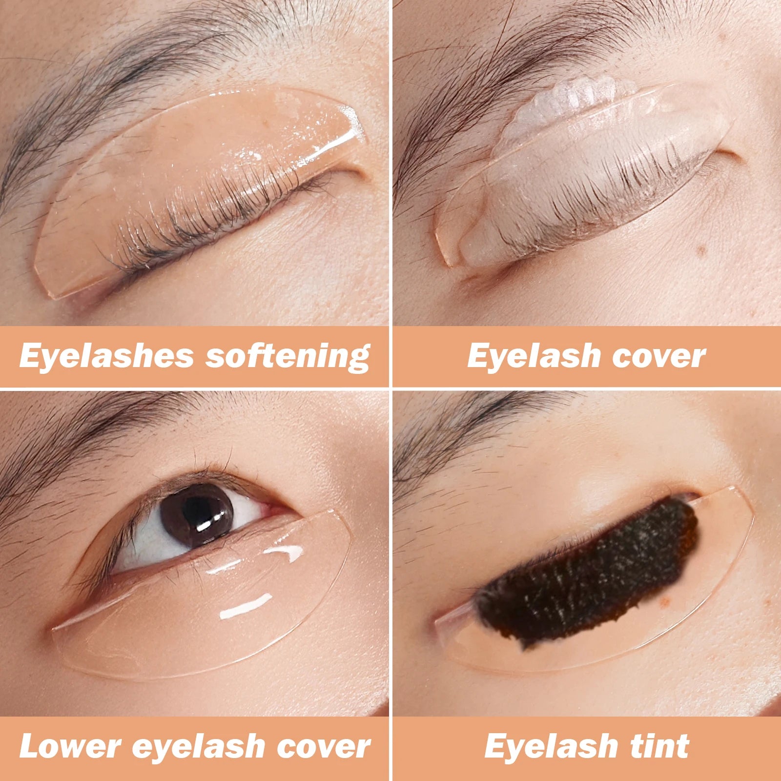 PERMANIA Silicone Lash Perm Pads Softening Lifting Lashes Rods Shield Self-Adhesive 3D Eyelash Curler Accessories Makeup Tool