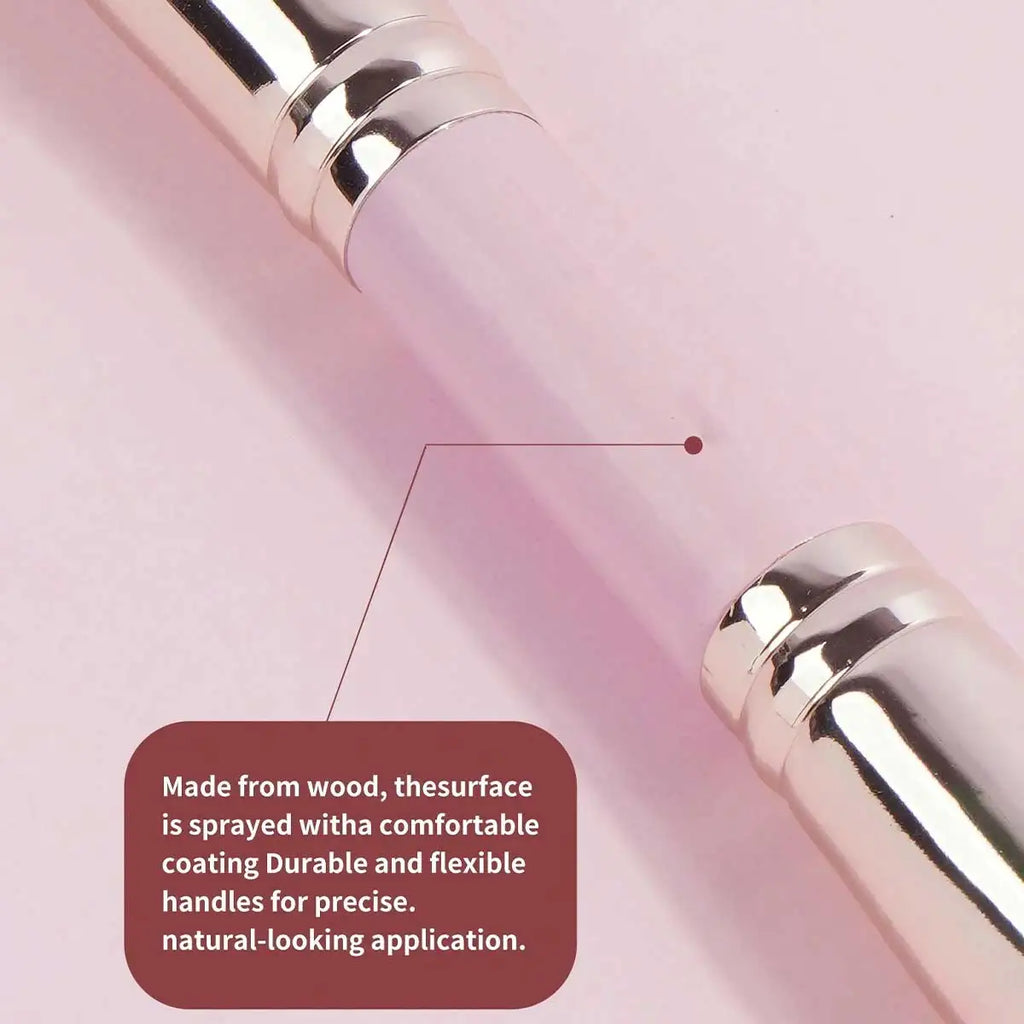 4pcs Basic Makeup Brushes Set With Box Dual-ended Foundations Powder Blush Details for Eyeshadow Brushes Beginner Travel