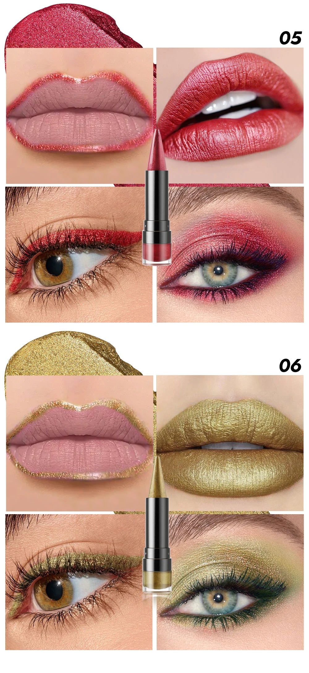 Gradient Lip Liner Pen with Matte Velvet Finish Smooth Application  Lipstick for Defined and Elegant Lips